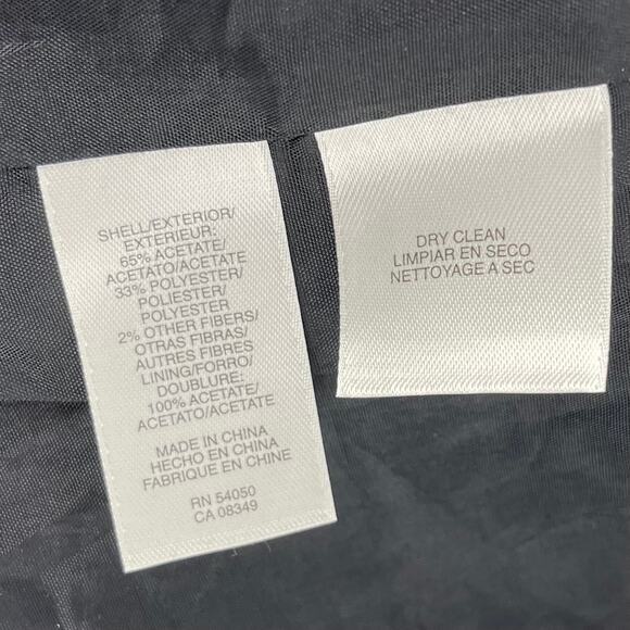 Anne Klein Black Pinstripe Button Jacket (16) - Picture 9 of 10